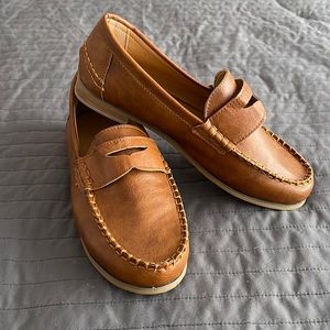 Women’s Brown Slip-on Loafers